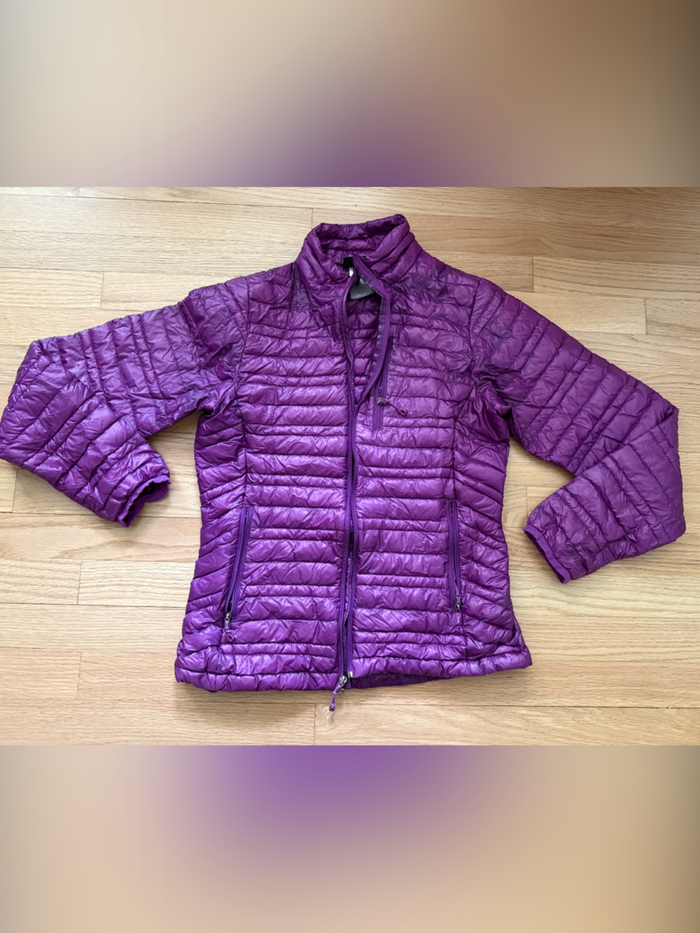 Patagonia XS Lightweight Quilted Puffer Jacket - Vibrant Purple